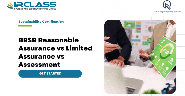 BRSR Reasonable Assurance vs Limited Assurance vs Assessment